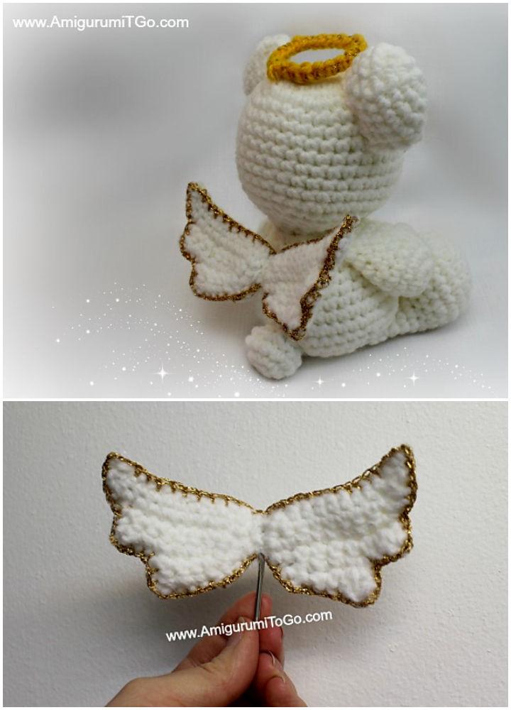 Amigurumi Angel Wings With Halo