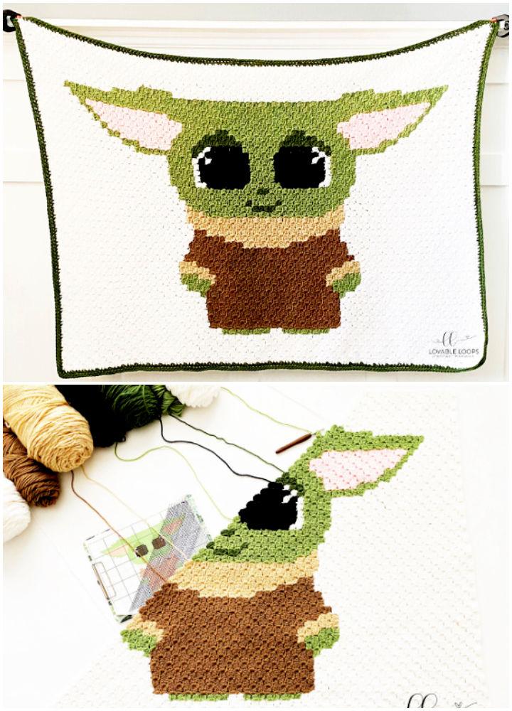 Baby Yoda Blanket Pattern