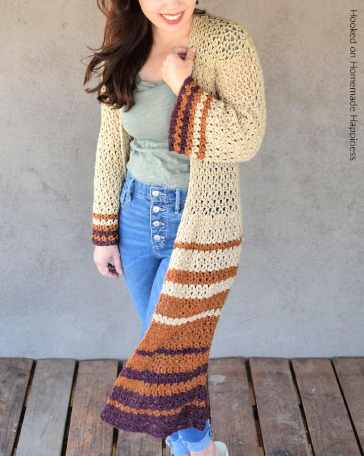 Boho Duster Cardigan Crochet Pattern