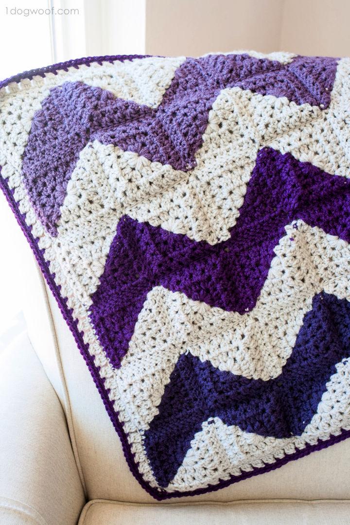 Chevron Afghan Pattern Crochet