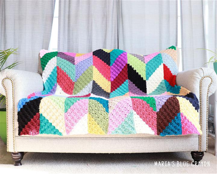 Chevron Crochet Blanket Pattern