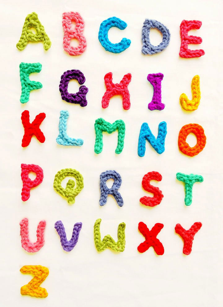 15 Free Crochet Letters Patterns | How to Crochet Alphabet