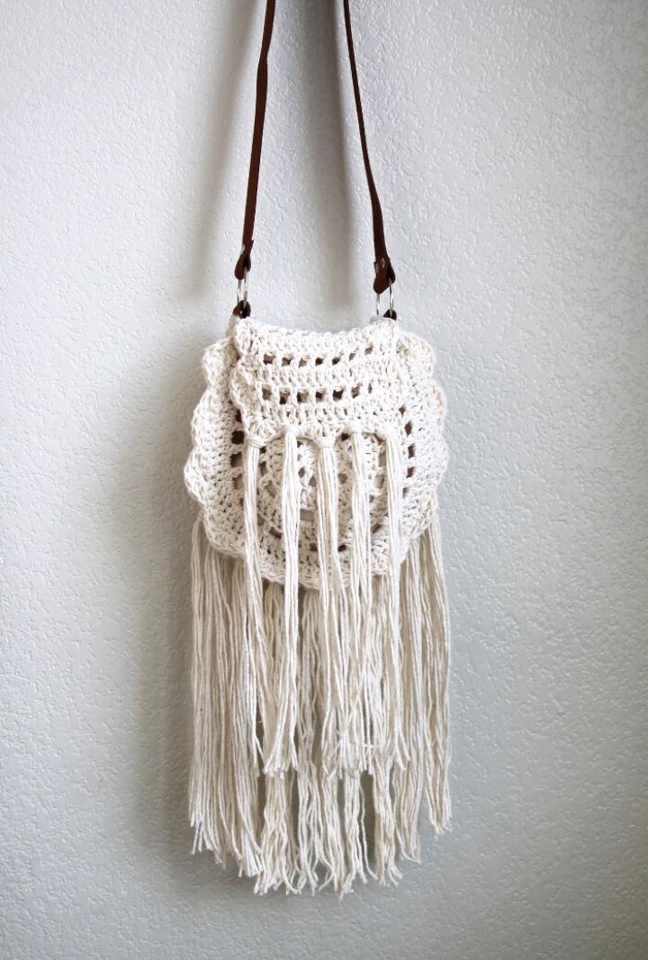 Crochet Boho Tassel Bag Pattern