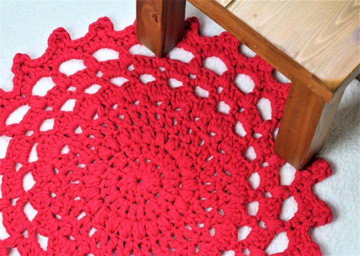 Crochet Bulky weight Yarn Rug