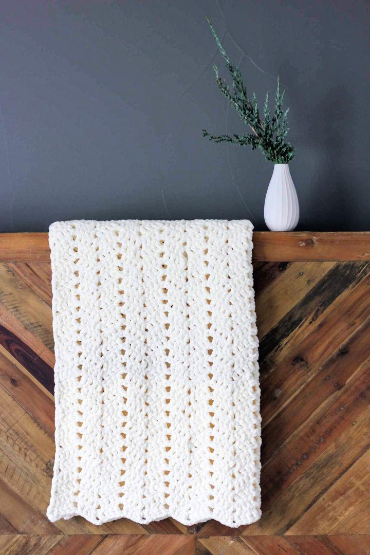 Crochet Chevron Baby Blanket