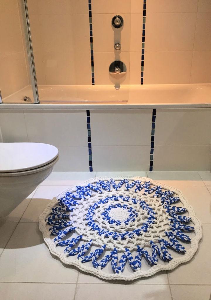Crochet Doily Bath Mat