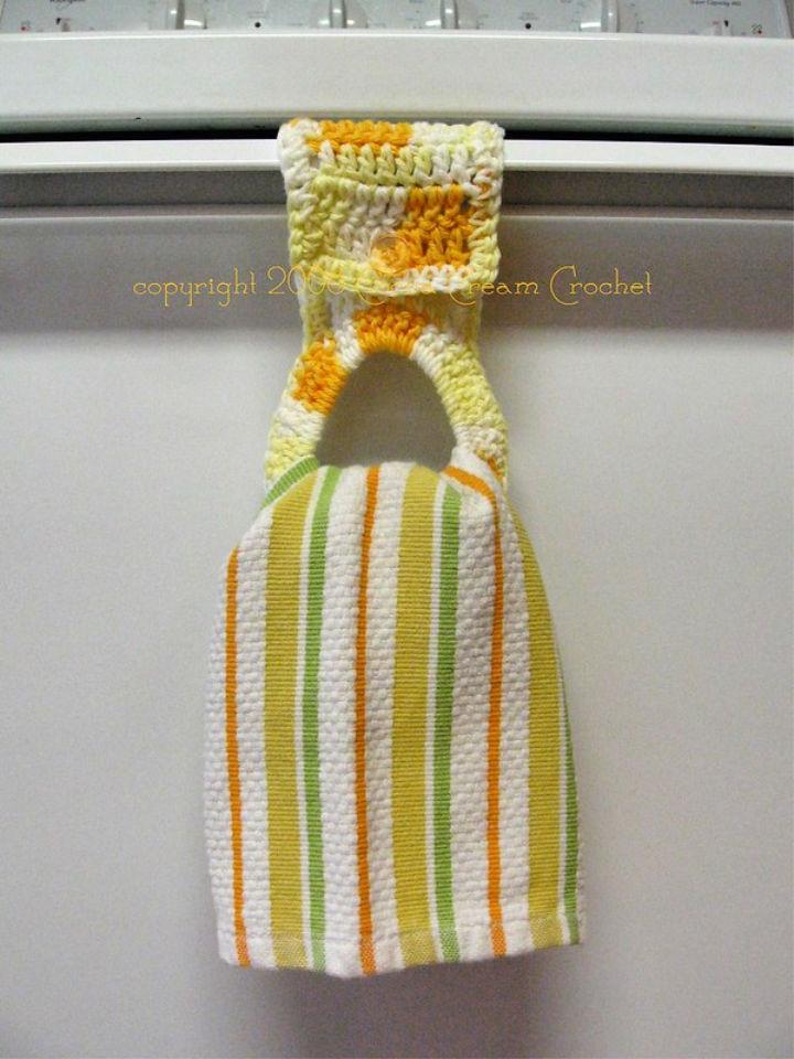 Crochet Hand Towel Topper