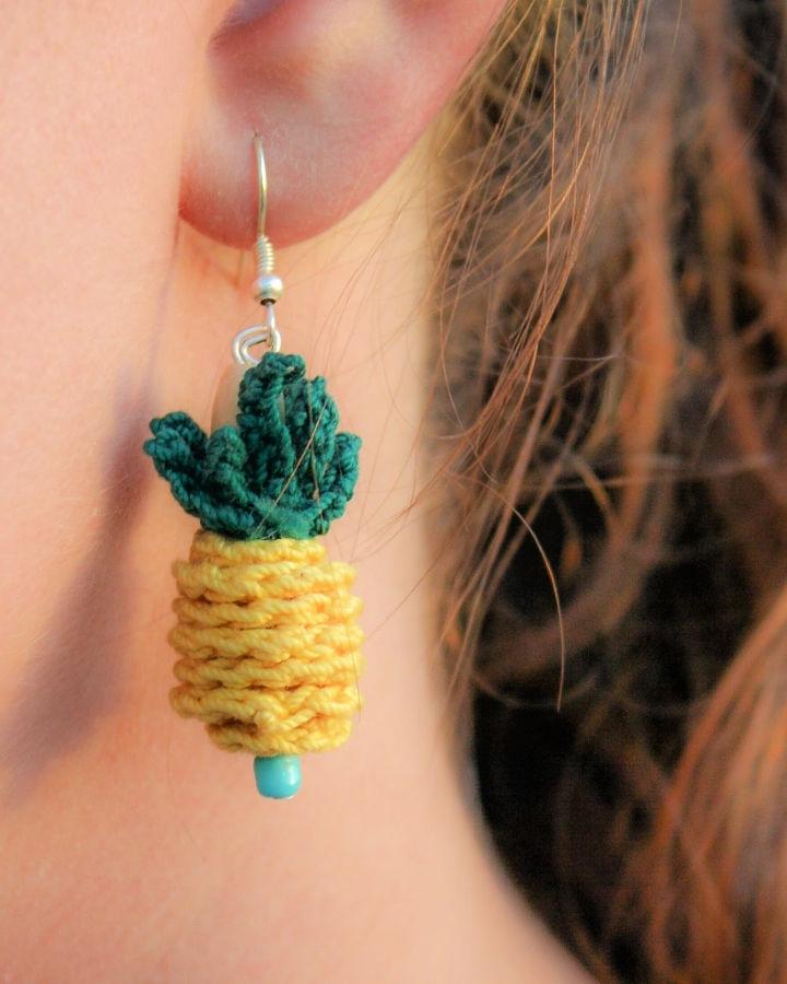 Crochet Pineapple Pendant Pattern