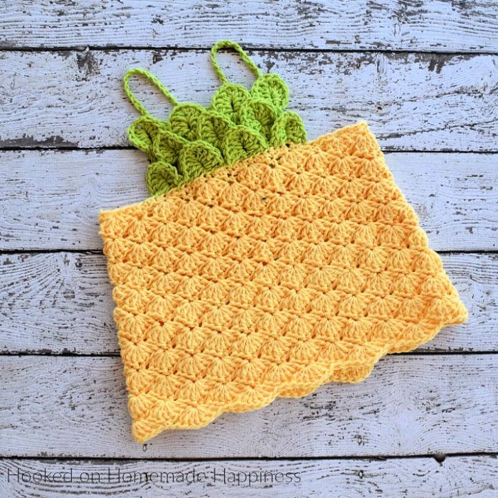 How to crochet a Pineapple, Step by step tutorial