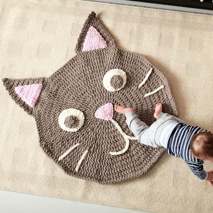 Crochet Play Circle Rug