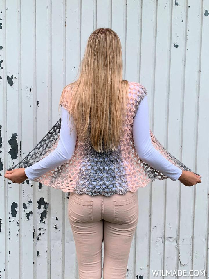 Crochet Poncho Vest
