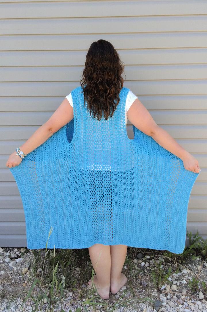 Free Easy Bohemian Crochet Vest Pattern - Stylish Pockets - Life +