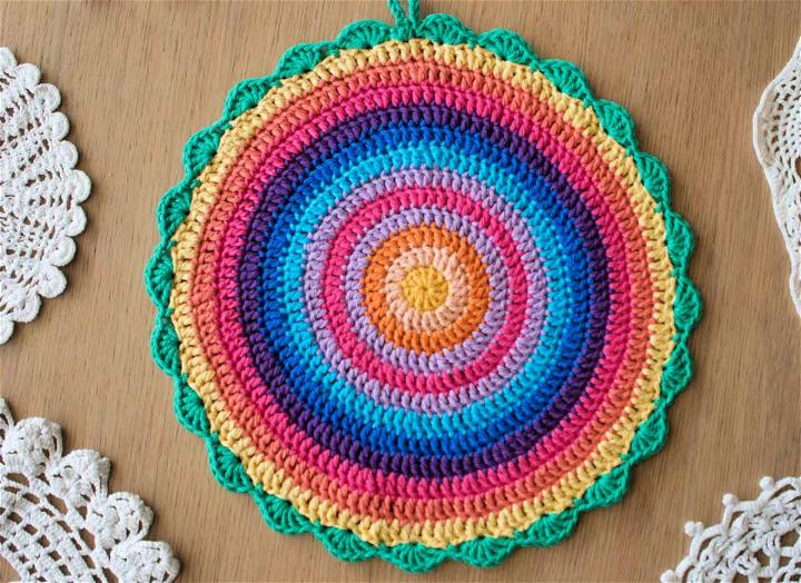 Crochet a Mandala Circle Rug