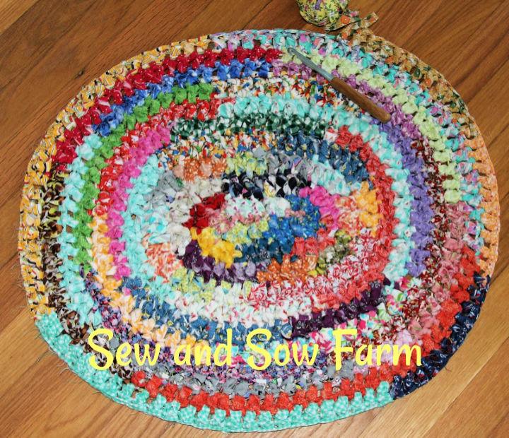 How to Crochet Rag Rugs