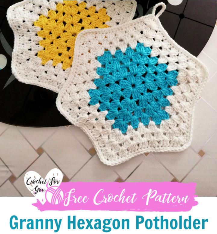 10 Pretty Free Crochet Potholder Patterns - CrochetKim™