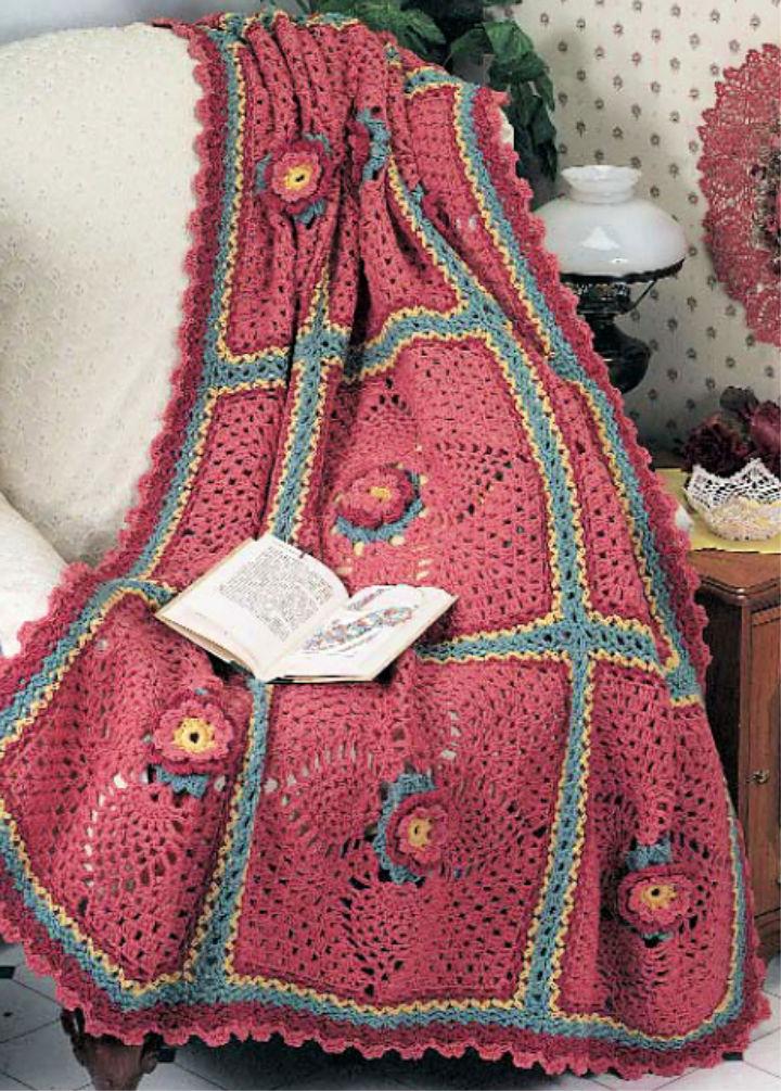 Free Pineapple Crochet Afghan Pattern