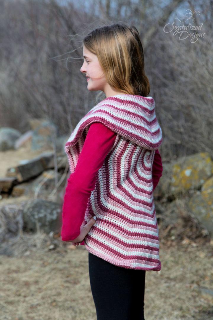 Free Easy Bohemian Crochet Vest Pattern - Stylish Pockets - Life + Yarn