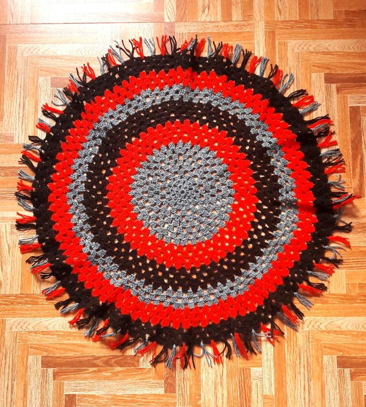 Granny Stripe Round Rug