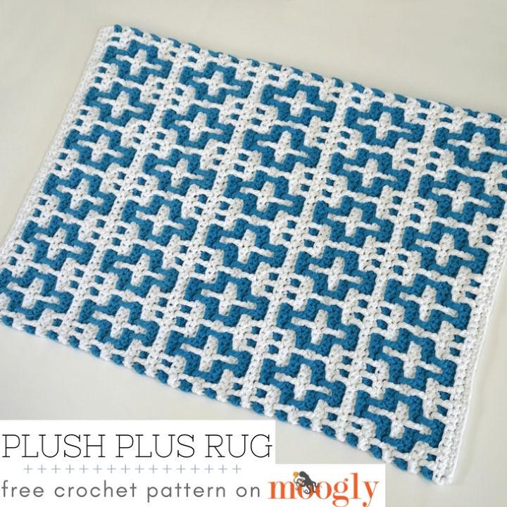 How to Crochet Plush Plus Rug