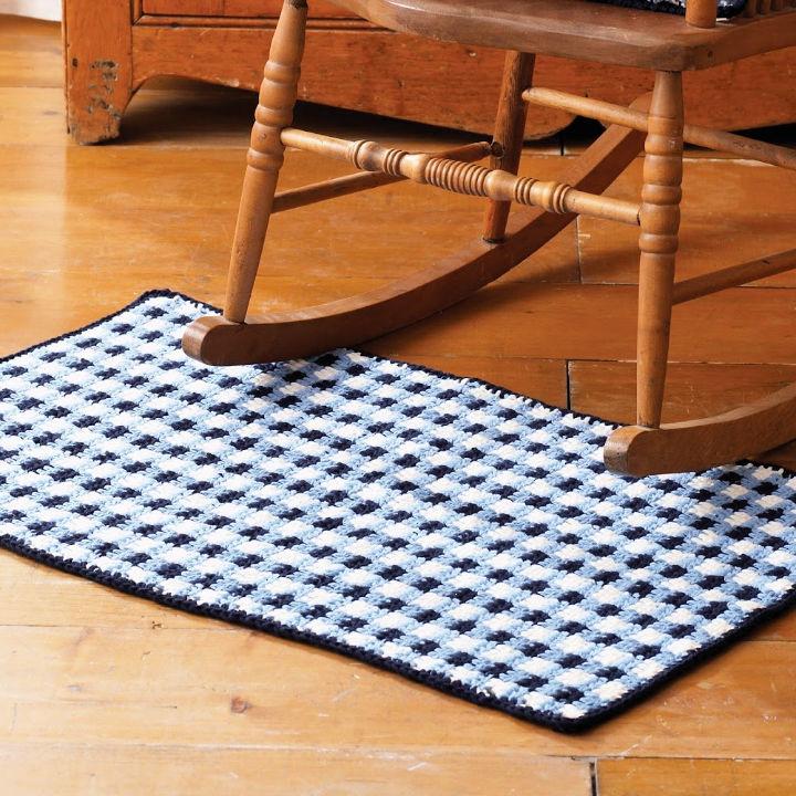 8 Free Crochet Rectangle Rug Pattern Crochet Me