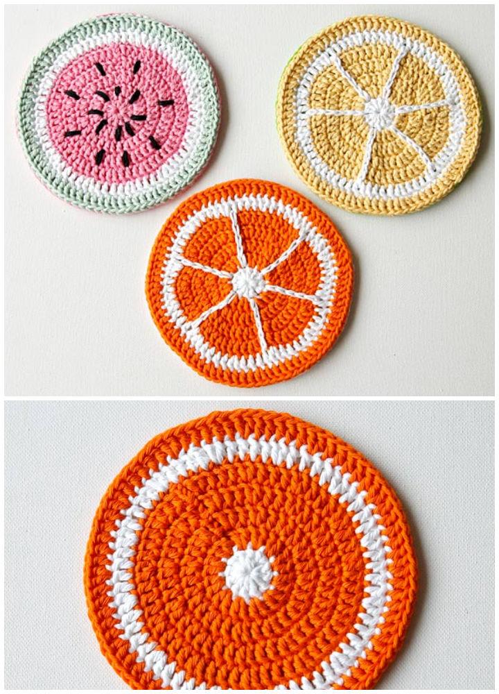 How to Crochet Tutti Frutti Potholders