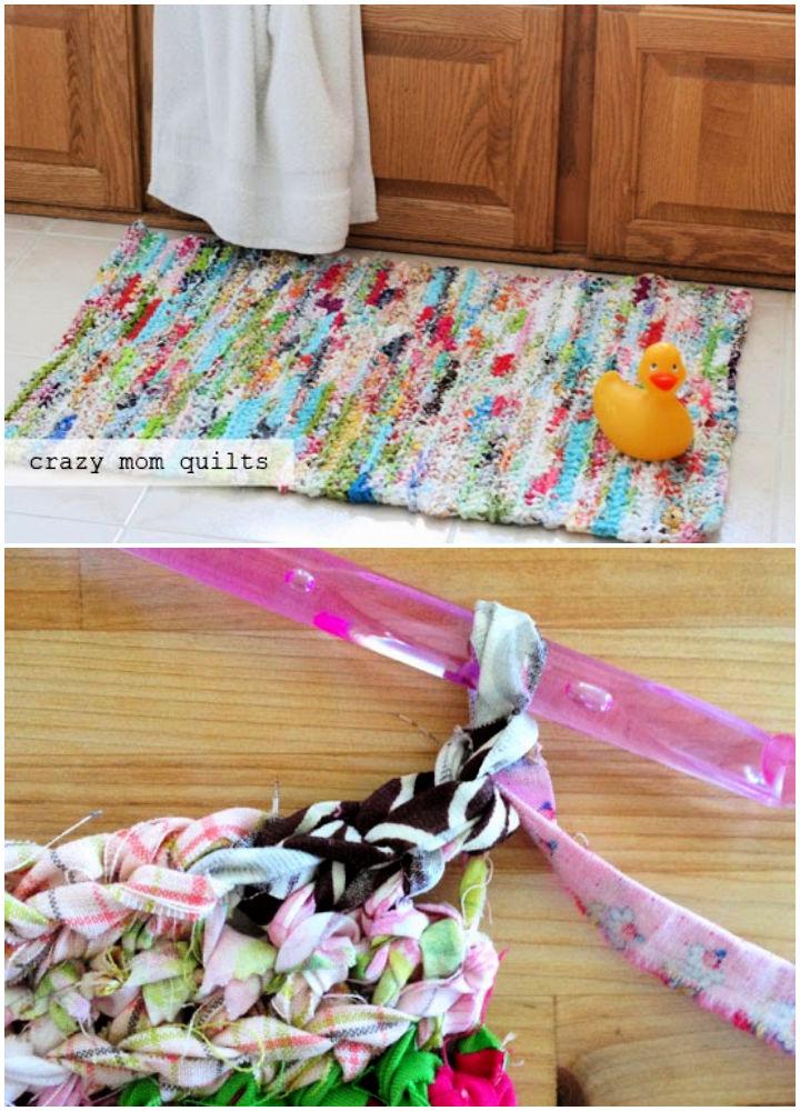 How to Crochet a Rag Rug With Fabric Yarn