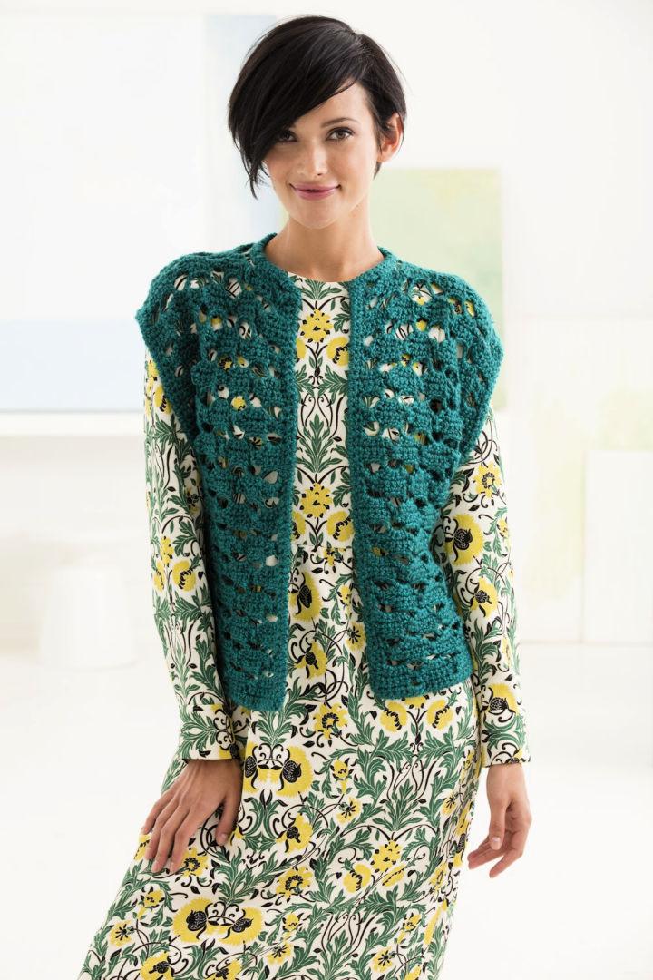 Lacy Crochet Vest Pattern