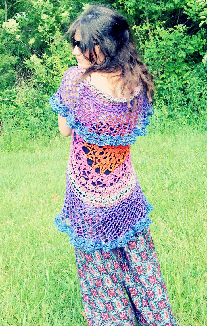 Long Crochet Vest Pattern