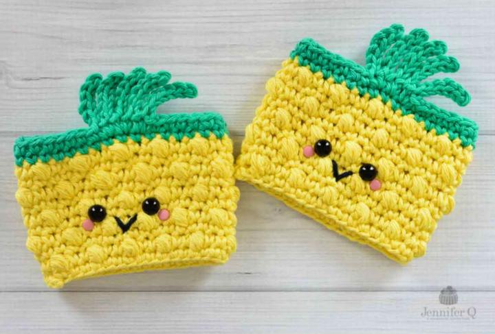 Pineapple Crochet Cozies