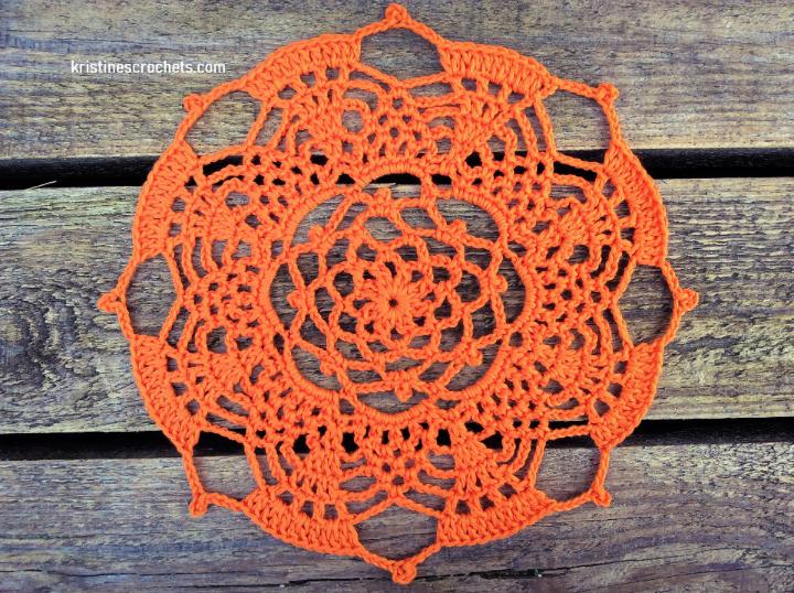 KristinesCrochets : Simple Doily - Easy Crochet Pattern