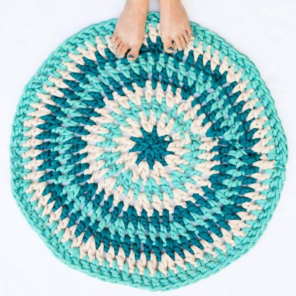 crochet home decor rug patterns