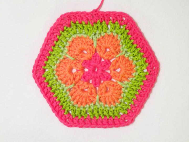 African Flower Crochet Pattern
