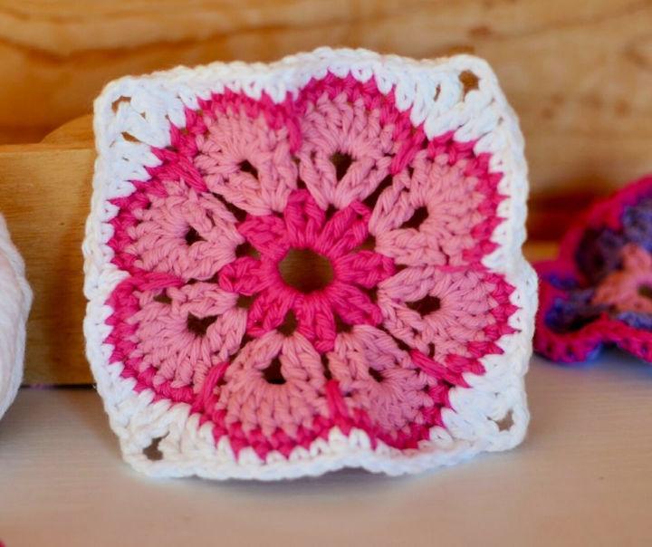 Crochet African Flower Pattern
