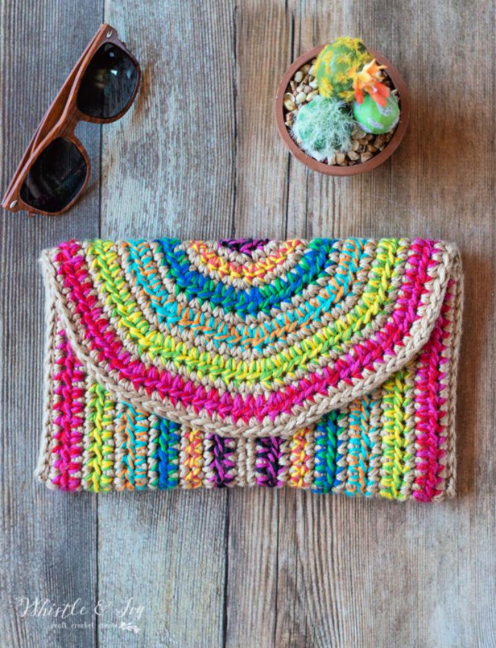 Crocheted Clutch Bag, Patterns