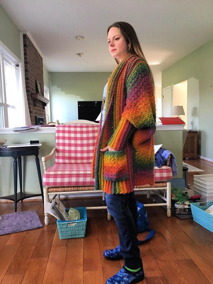 Crochet Habitat Cardigan With Pockets