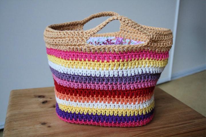 Crochet Hair Toy Basket