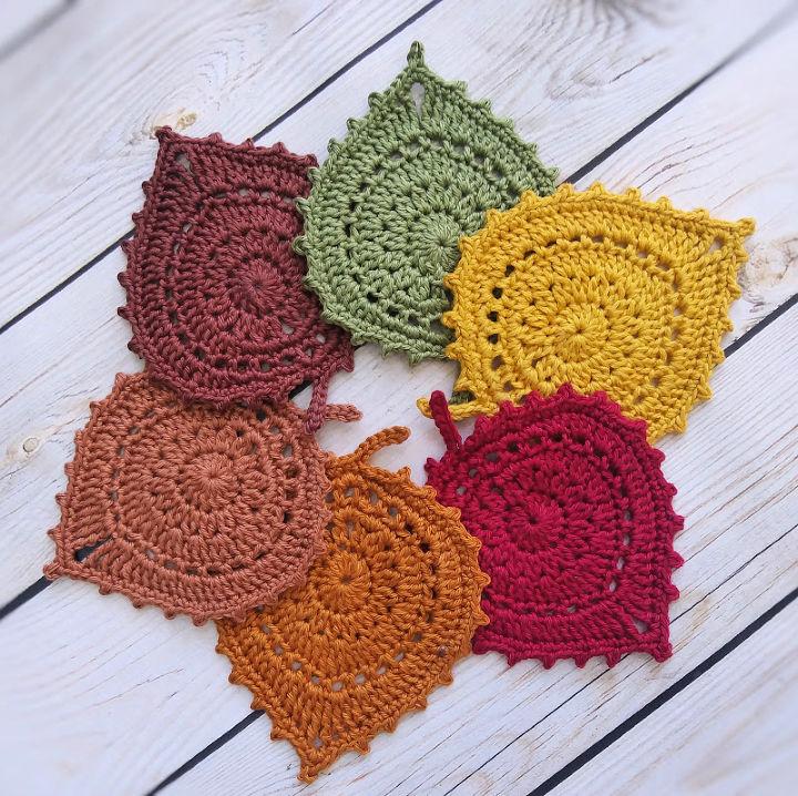 Crochet Leaf Pattern