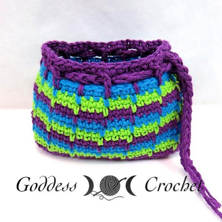 Crochet Makeup Bag Pattern Free
