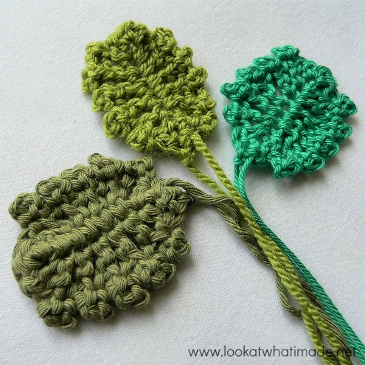 Crochet Pansy Leaf Pattern