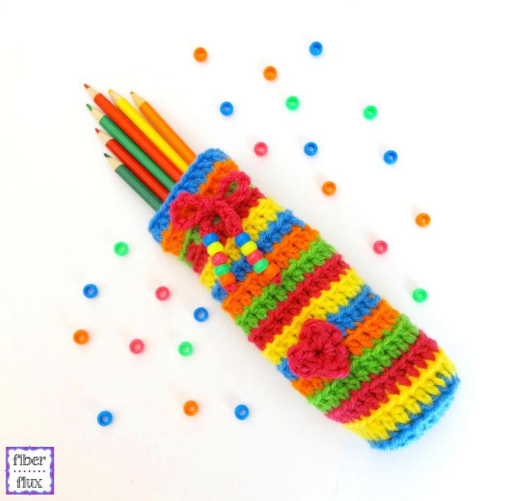 Crochet Pencil Case