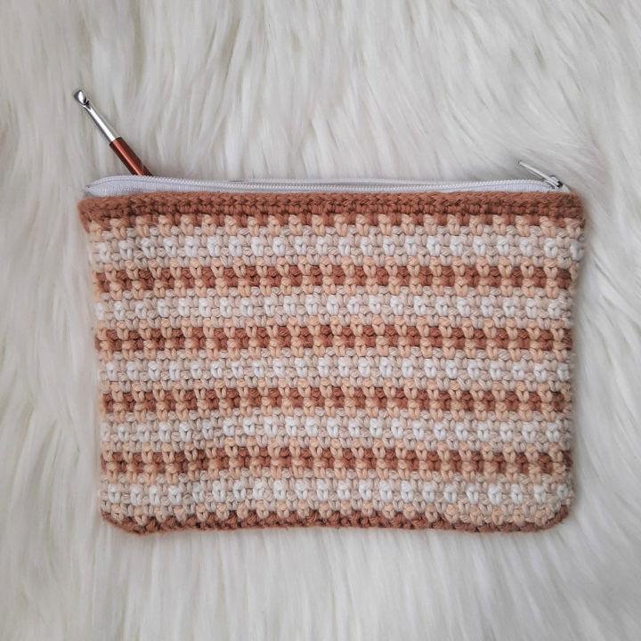 crochet pouch design