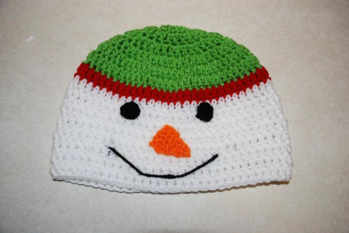 Crochet Snowman Hat Pattern