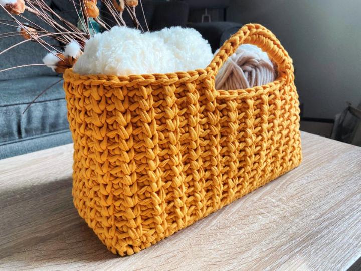 Crochet Storage Baskets, Storage Basket Set, Home Storage, Small