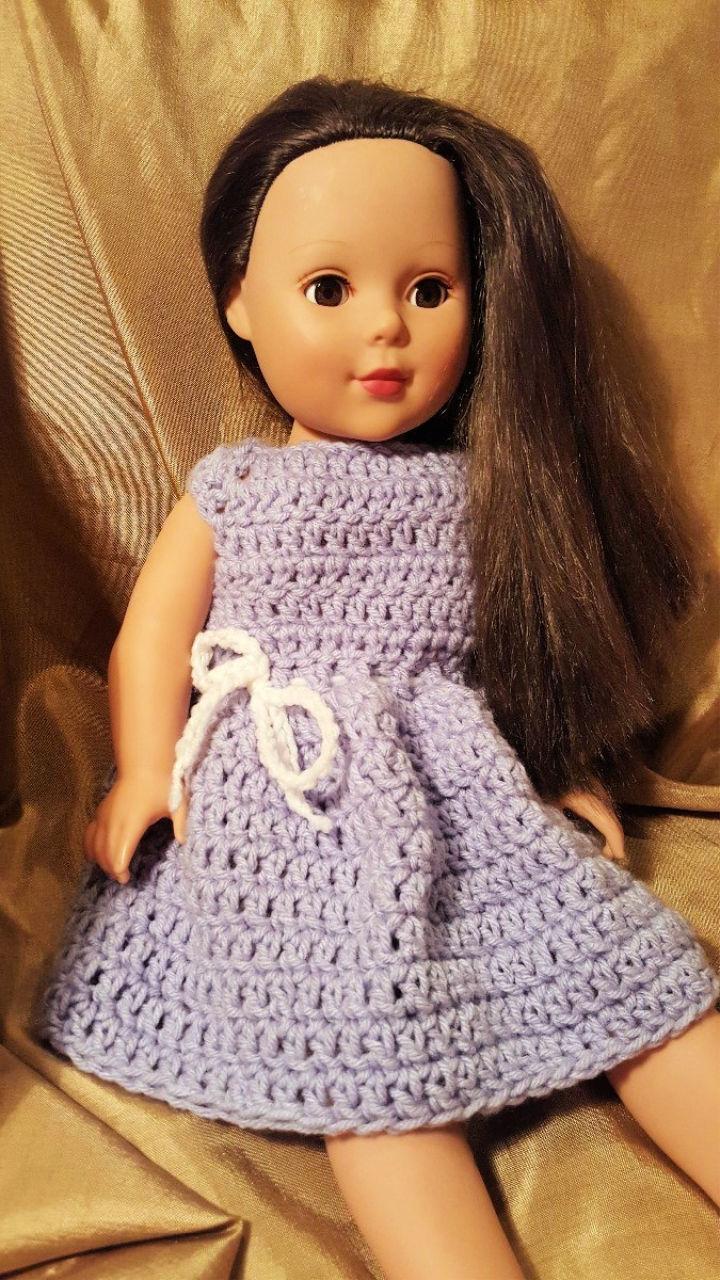 Crocheted Dress for American Girl Doll