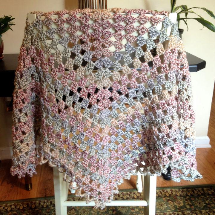 Crocheted Prayer Shawl Pattern