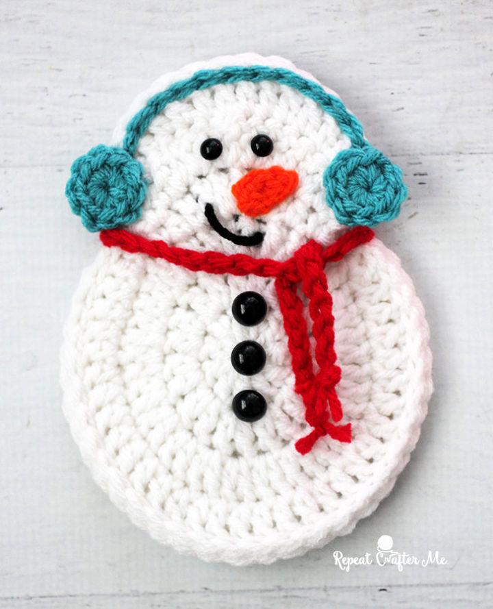 Crocheted Snowman Pattern