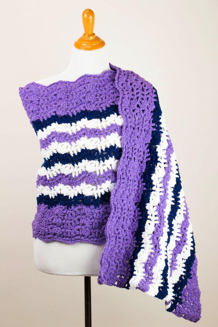 Easy Crochet Prayer Shawl