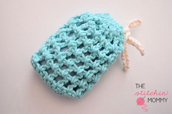 Easy Mesh Soap Saver Crochet Pattern