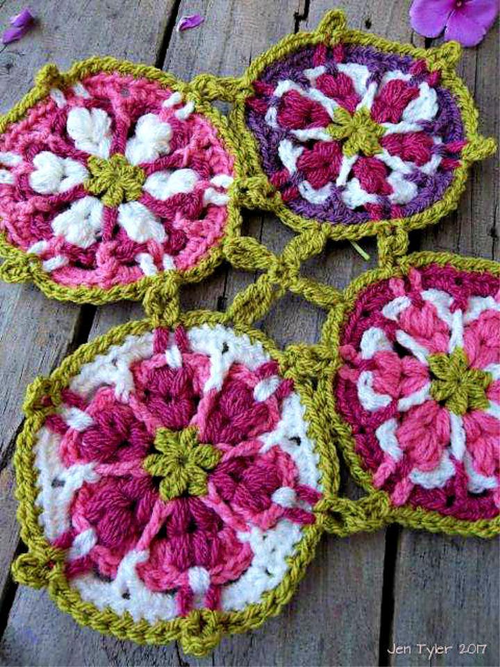 Flower Granny Square Pattern