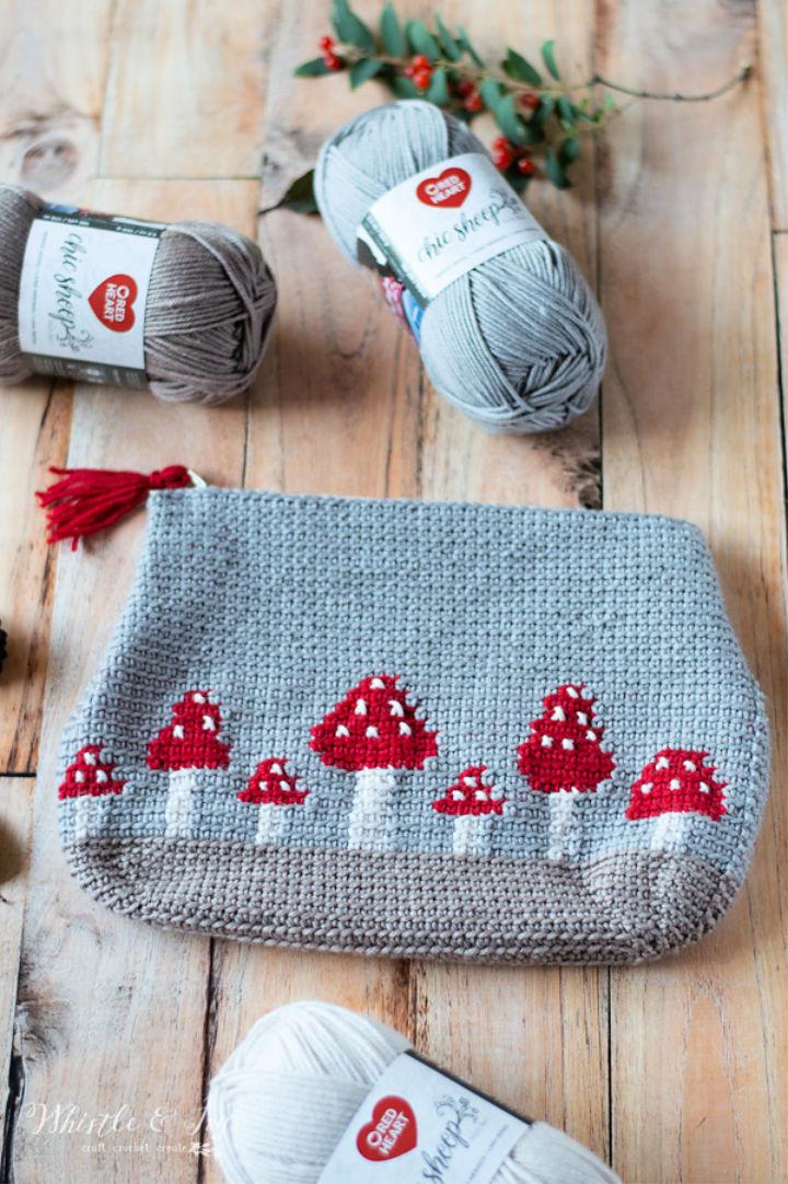 Small Crochet Pouch Pattern – Stitching Together